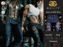 Guilty 129 Nevermind Jeans-09 Graffiti Blue