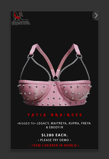 P.D - Tatia Bra - ROSE {ADD ME}