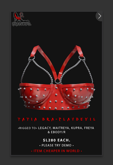 P.D - Tatia Bra - PLAYDEVIL {ADD ME}