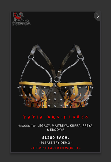 P.D - Tatia Bra - FLAMES {ADD ME}