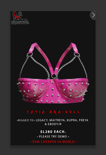 P.D - Tatia Bra - DOLL {ADD ME}