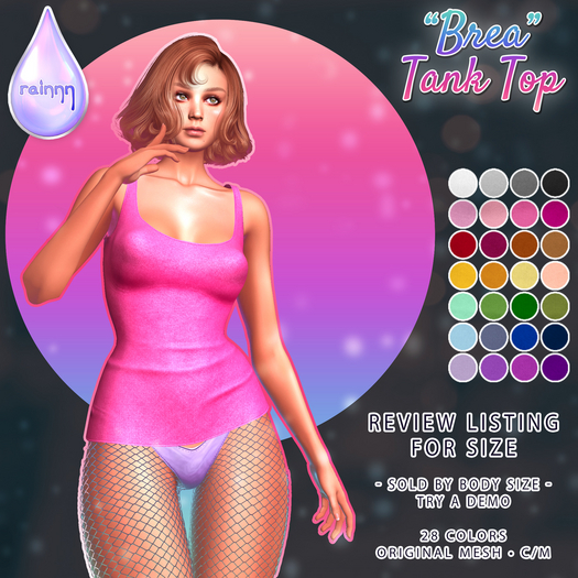 rainnn Brea Tank Top [LEGACY] + [PERKY]
