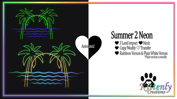 Kittenly Creations - Summer 2 Neon