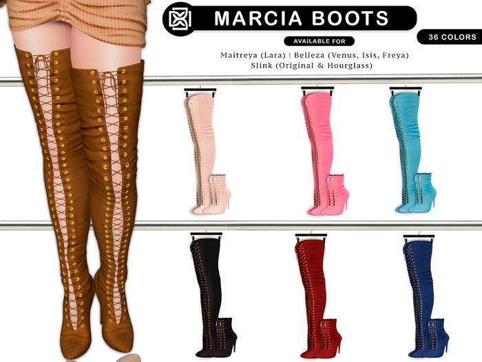 Addams "Marcia" Tied Boots #FATPACK