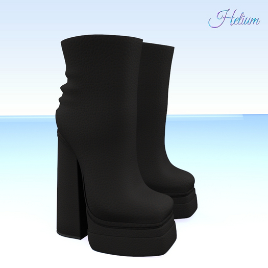 Black Leather Boots