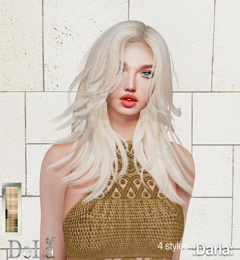 =DeLa*= Mesh Hair "Darla" Blondes
