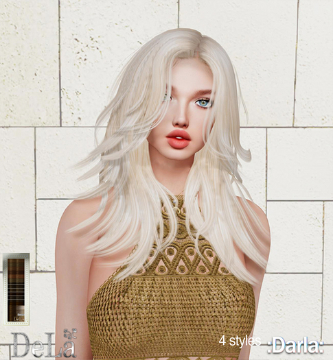 =DeLa*= Mesh Hair "Darla" Browns