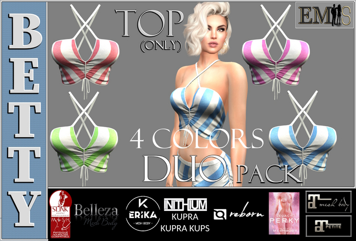 EMS - BETTY TOP - DUO PACK
