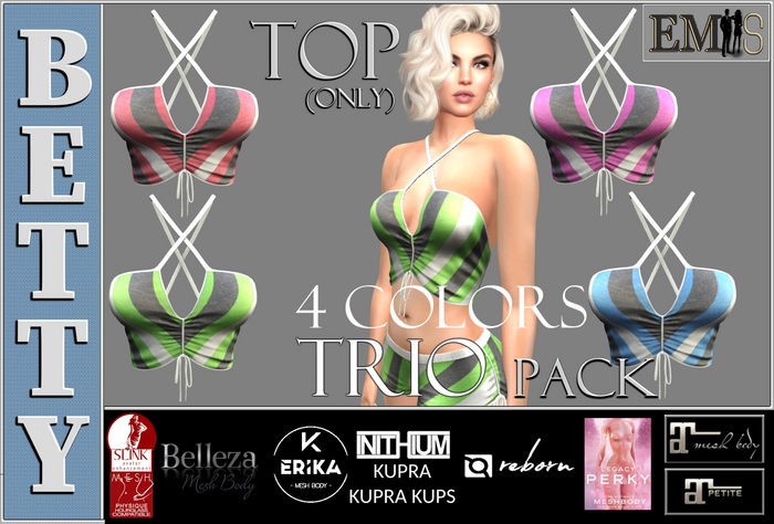 EMS - BETTY TOP - TRIO PACK