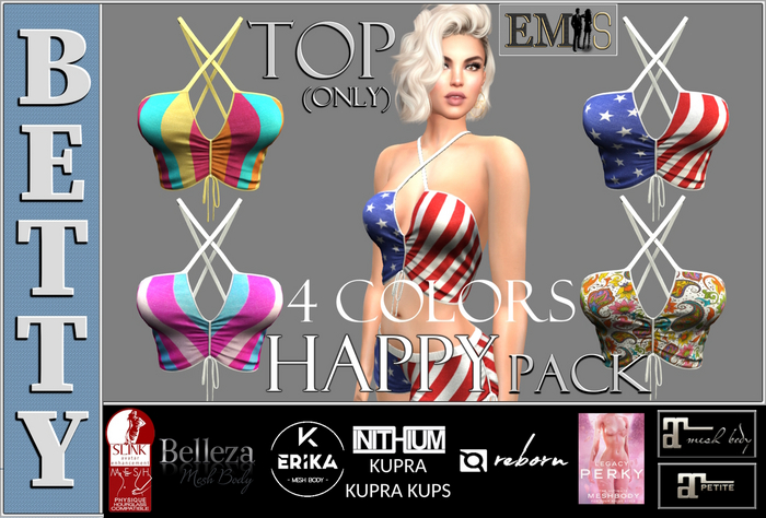 EMS - BETTY TOP - HAPPY PACK