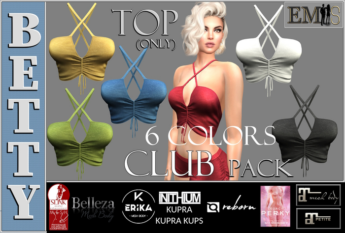 EMS - BETTY TOP - CLUB PACK