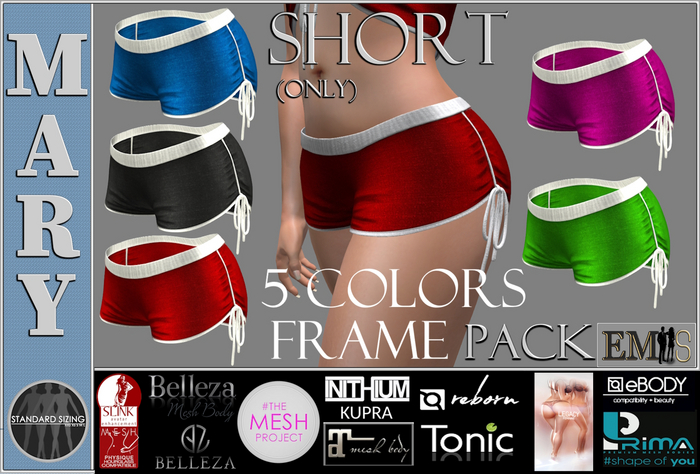 EMS - MARY SHORTS - FRAME PACK