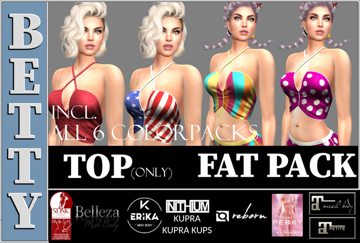 EMS - BETTY TOP - FAT PACK