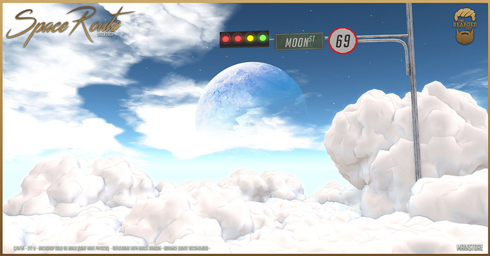 Space Route Backdrop - The Bearded Guy