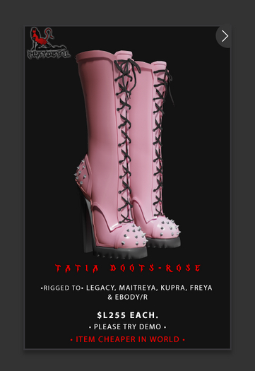 P.D - Tatia Boots - ROSE {ADD ME}