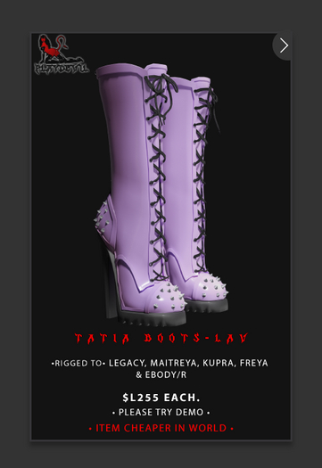 P.D - Tatia Boots - LAV {ADD ME}