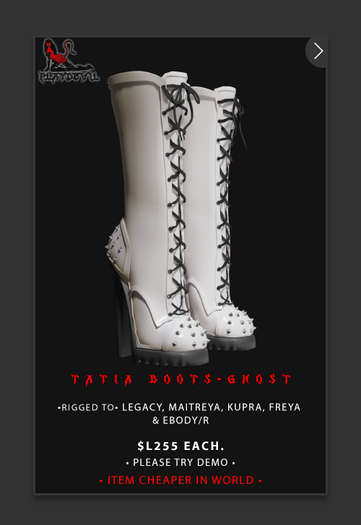 P.D - Tatia Boots - GHOST {ADD ME}