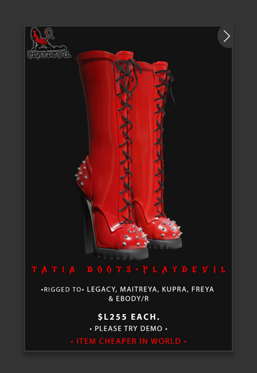 P.D - Tatia Boots - PLAYDEVIL {ADD ME}