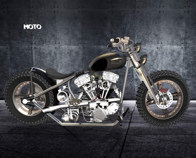 Motorcycle HA-0127 Bike