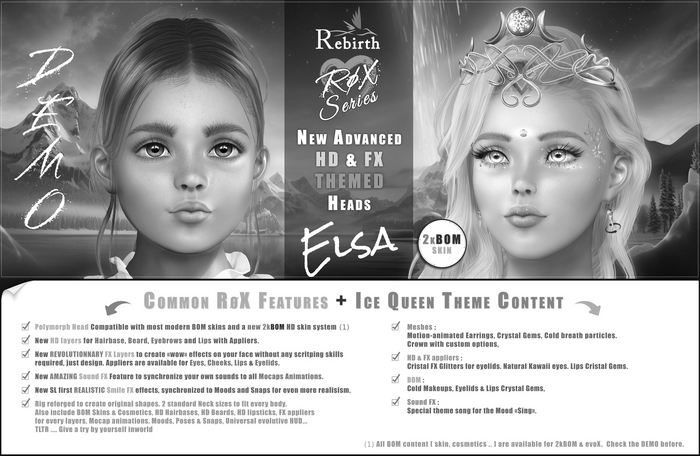 DEMO ~ Rebirth RoX Head ~ Elsa