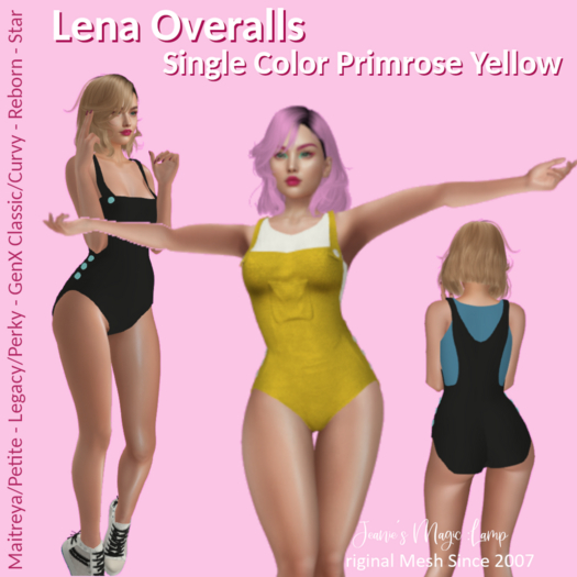 Lena Overalls PRIMROSE YELLOW - Wear and Click to unpack