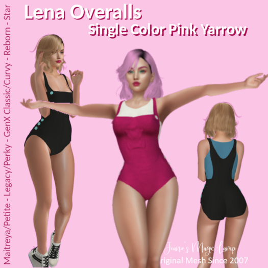 Lena Overalls PINK YARROW - Wear and Click to unpack