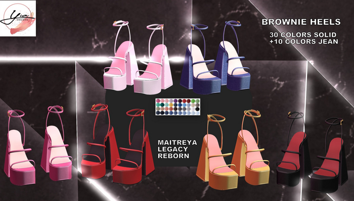 ..YIA.. Brownie Heels Fatpack