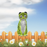 KittyCatS-Fur: Tiger! - Chartreuse-Size: Normal-Boy