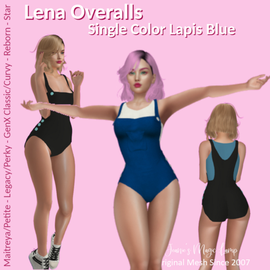 Lena Overalls LAPIS BLUE - Wear and Click to unpack