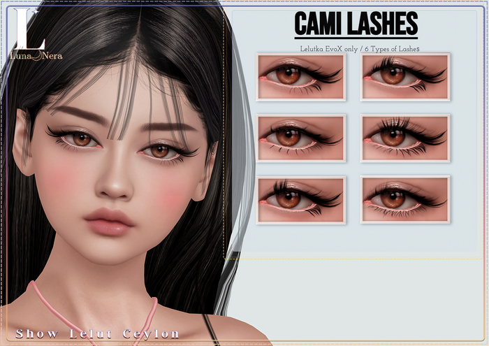 [LunaNera] Cami Lashes