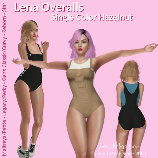Lena Overalls HAZELNUT - Wear and Click to unpack
