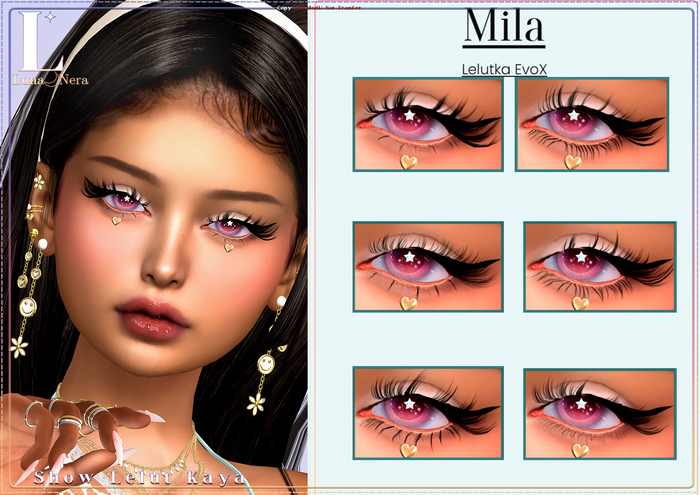 [LunaNera] Mila Lashes EvoX
