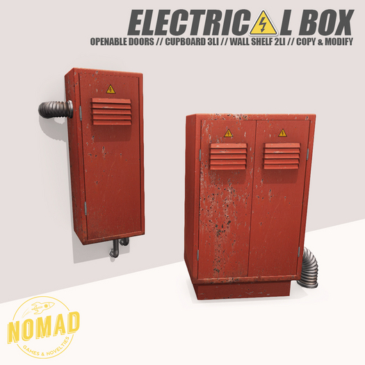 NOMAD // ELECTRICAL BOX // RED (DISCOUNTED)