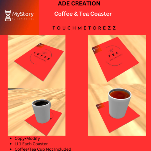 Coffee and Tea Coaster MyStory