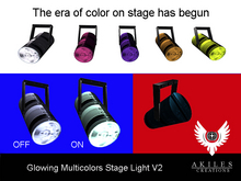 AKILES CREATIONS Glowing Multicolors Stage Light V2