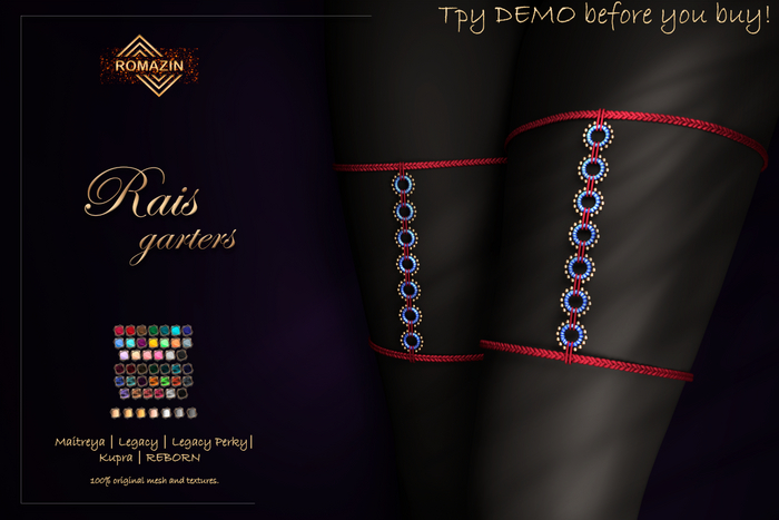 RJ - Garters <Rais>,FatPack