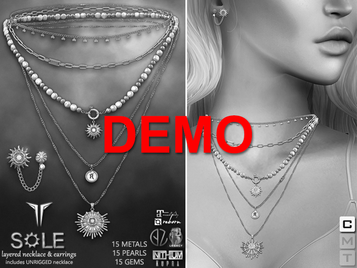 **RE** Sole Necklace & Earrings DEMO
