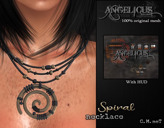 :ANGELICUS: Spiral necklace 