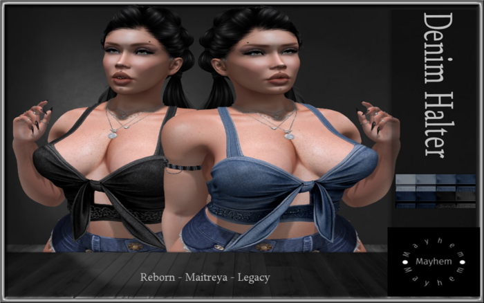 Mayhem - DENIM HALTER FATPACK