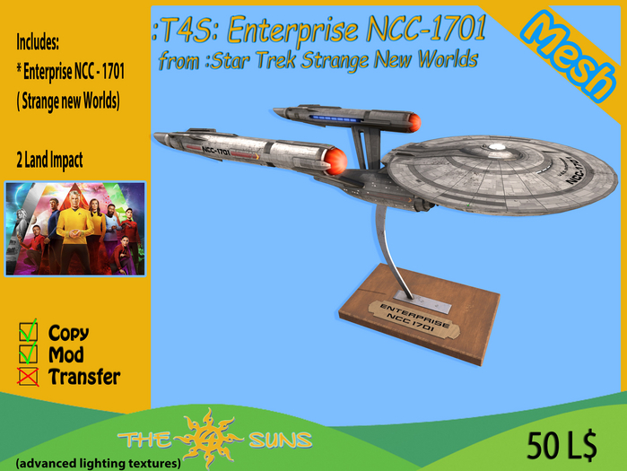 :T4S: Enterprise NCC-1701