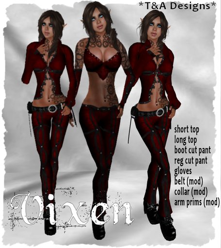 *T&A Designs* Vixen outfit accessories *TD*