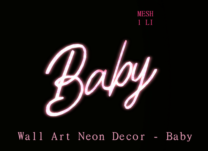 Wall Art Neon Decor - Baby