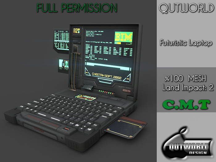 .::QUTWORLD Futuristic Laptop::.FP 