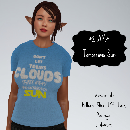 *2 AM* Tomorrows Sun WOMANS