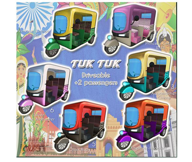 3 DUST: TukTuk Aquamarine-Citrine