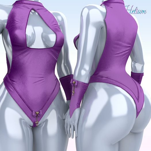 Purple LEGACY Body With Gloves