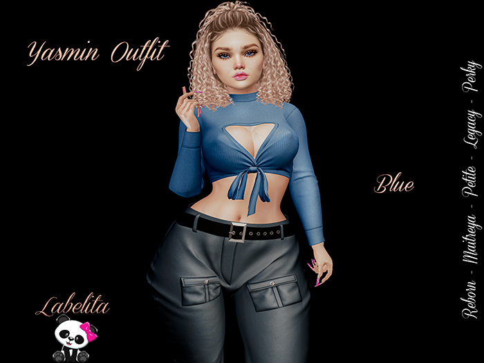 [LABELITA] Yasmin Outfit Blue