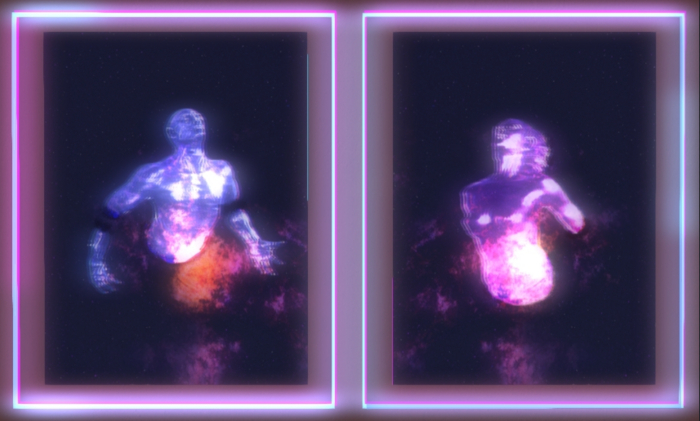 Space wave deities Art DECOR