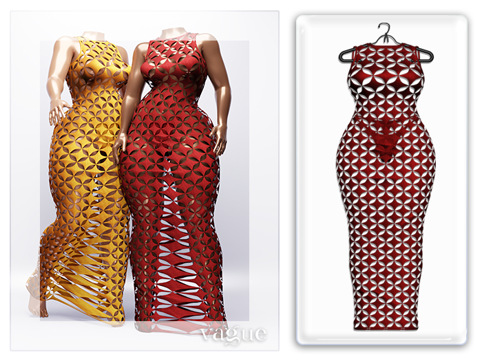 Vague. Escada Dress - Red -
