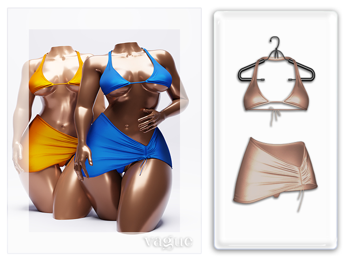 Vague. Bianca Set - Nude -